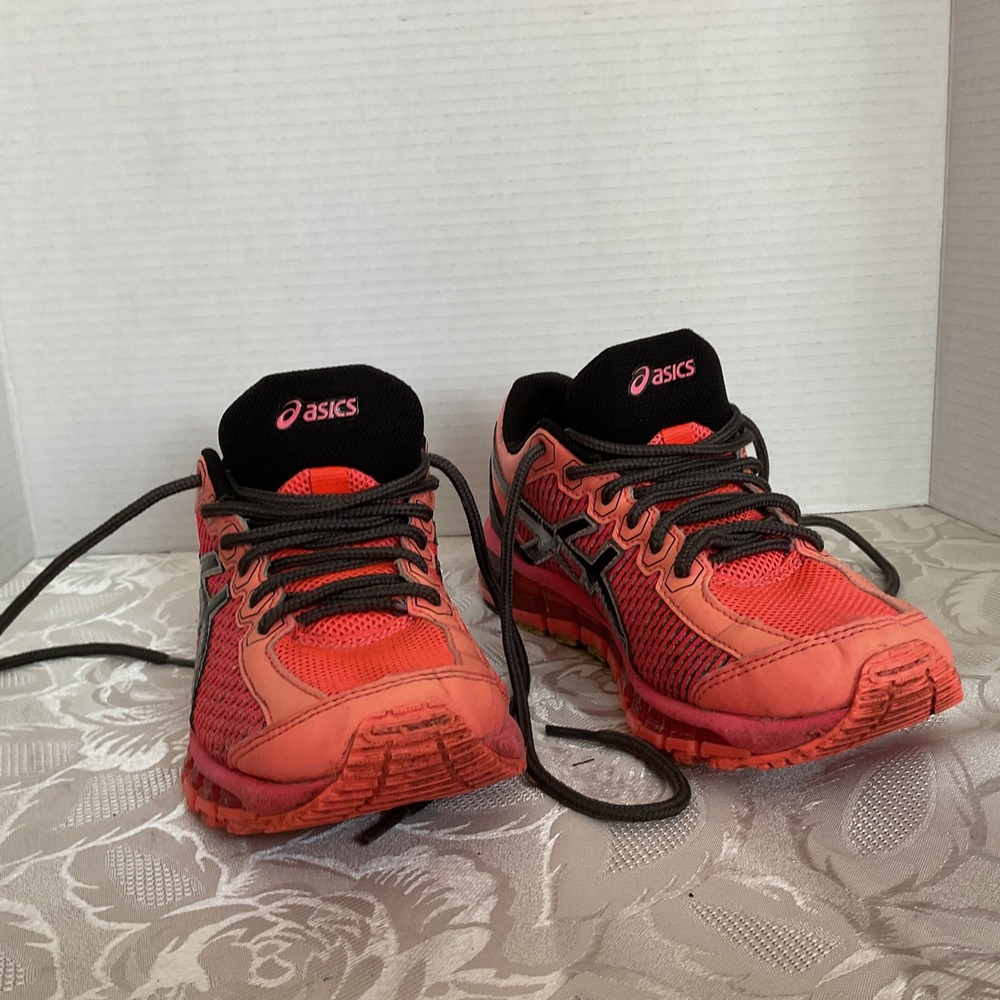 Asics Gel-Quantum 180 2 Running Shoes Womens 5.5 Coral Good C628N Sneakers